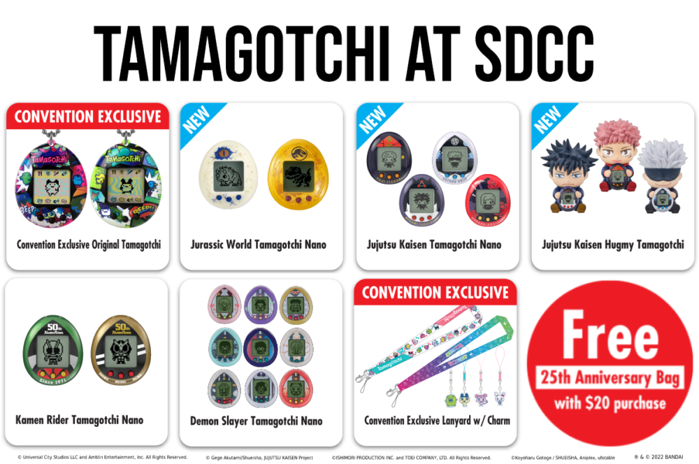 Everything Tamagotchi at San Diego Comic-Con 2022!